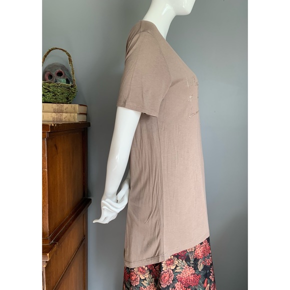 Zara basic : glitter graphic tee - Picture 6 of 13